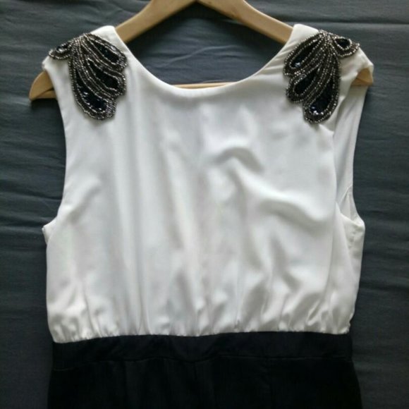 Elegant Sequins & Beads Jumpsuit - Picture 1 of 5